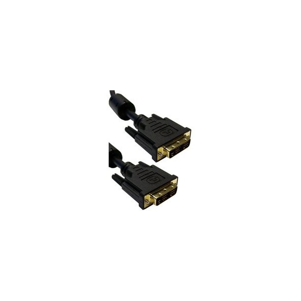 Cable Wholesale DVI-D / DVI-D Single Link Cable with Ferrite, 2 meter (6.6 foot) 10V1-05302BK-F - main